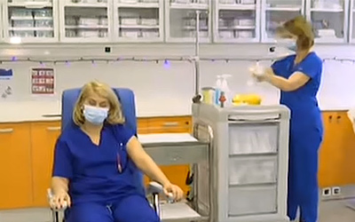 Πρώτος εμβολιασμός στην Ελλάδα